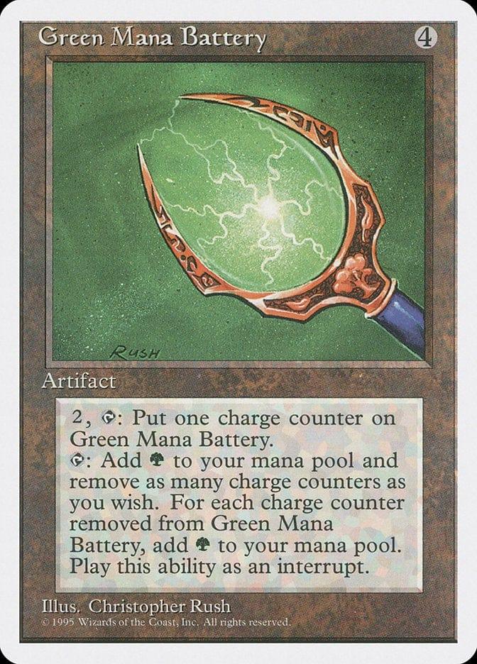 Magic: The Gathering MTG Single Green Mana Battery [Fourth Edition]