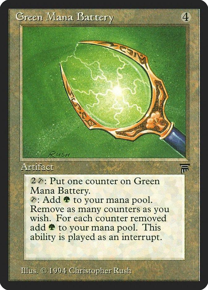 Magic: The Gathering MTG Single Green Mana Battery [Legends]