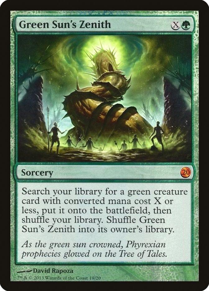 Magic: The Gathering MTG Single Green Sun's Zenith [From the Vault: Twenty]