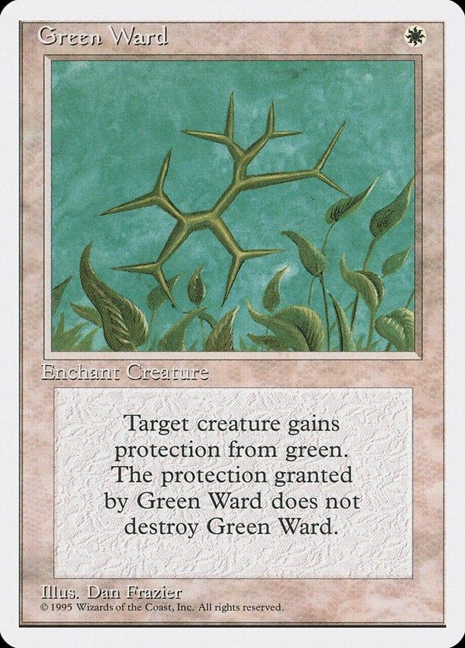 Magic: The Gathering MTG Single Green Ward [Fourth Edition]