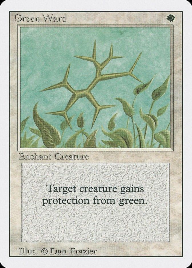 Magic: The Gathering MTG Single Green Ward [Revised Edition]