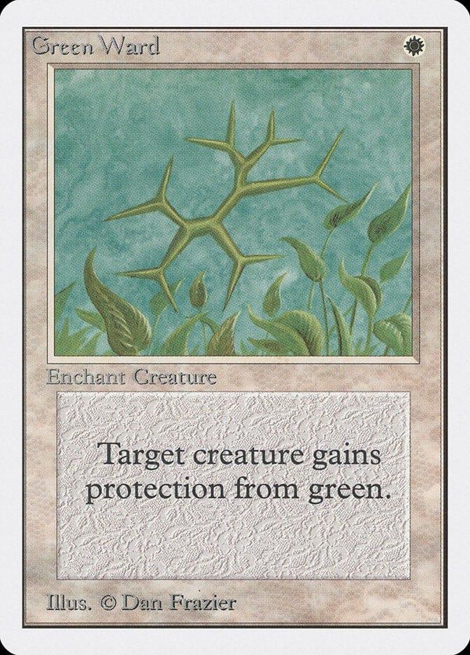 Magic: The Gathering MTG Single Green Ward [Unlimited Edition]
