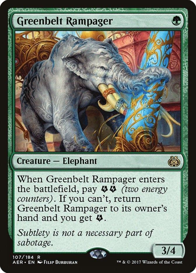 Magic: The Gathering MTG Single Greenbelt Rampager [Aether Revolt]