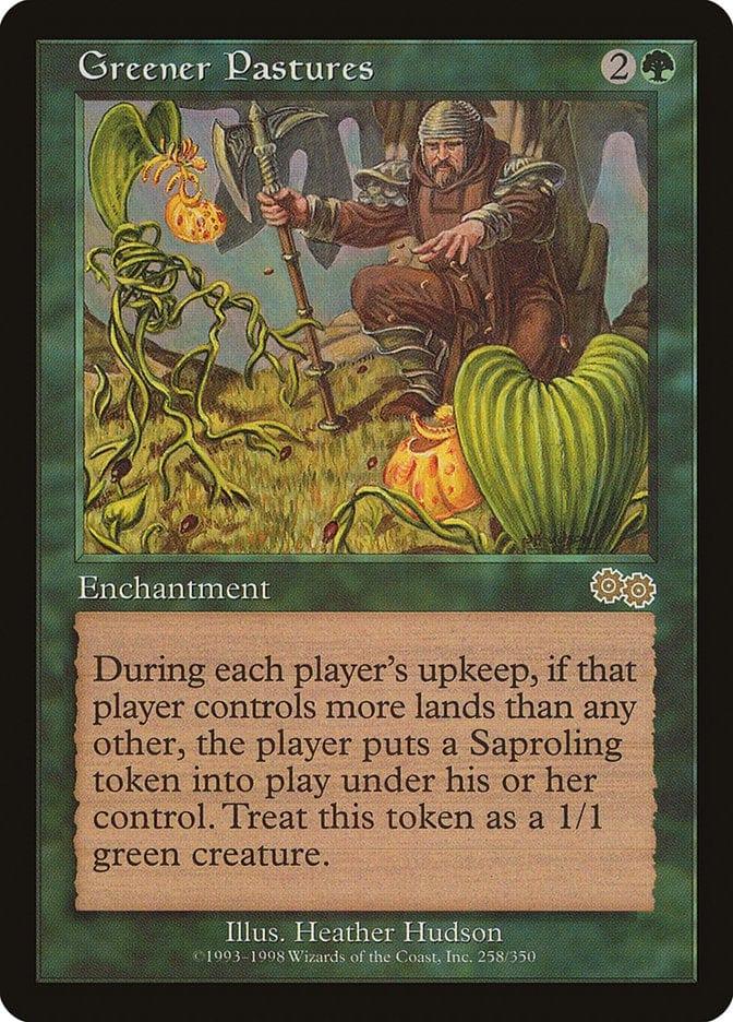 Magic: The Gathering MTG Single Greener Pastures [Urza's Saga]