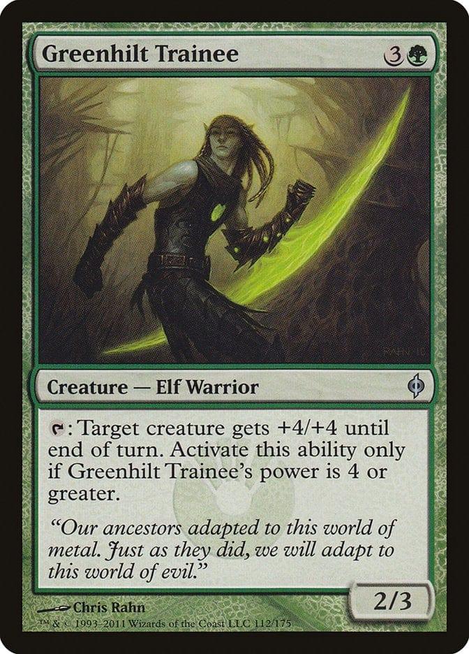 Magic: The Gathering MTG Single Greenhilt Trainee [New Phyrexia]