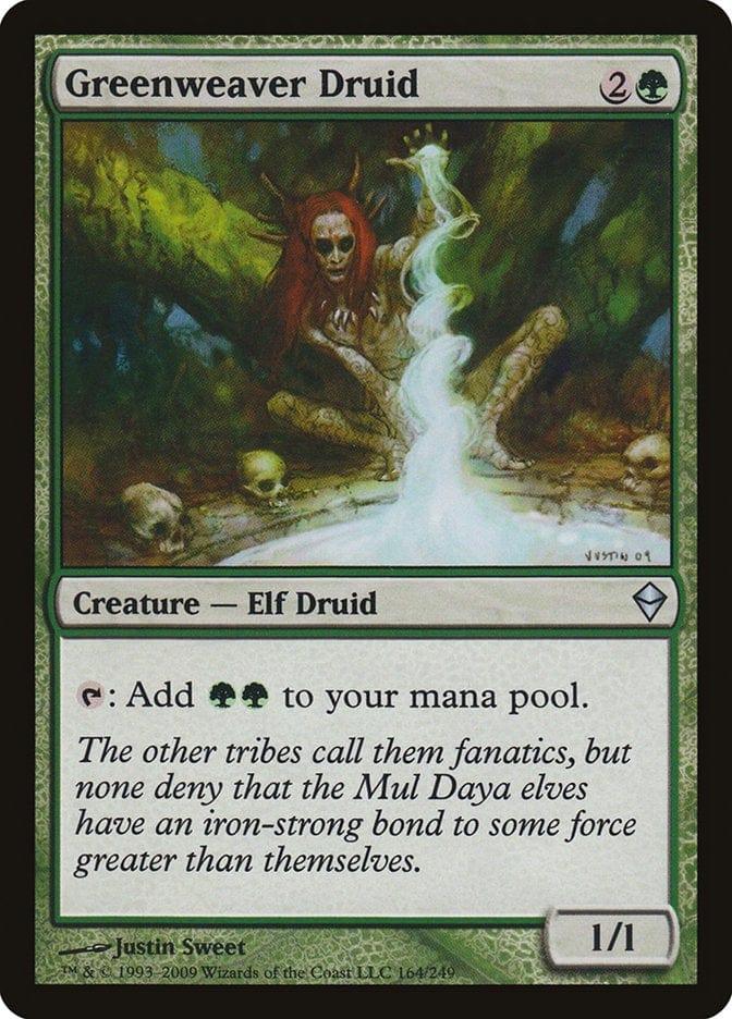 Magic: The Gathering MTG Single Greenweaver Druid [Zendikar]