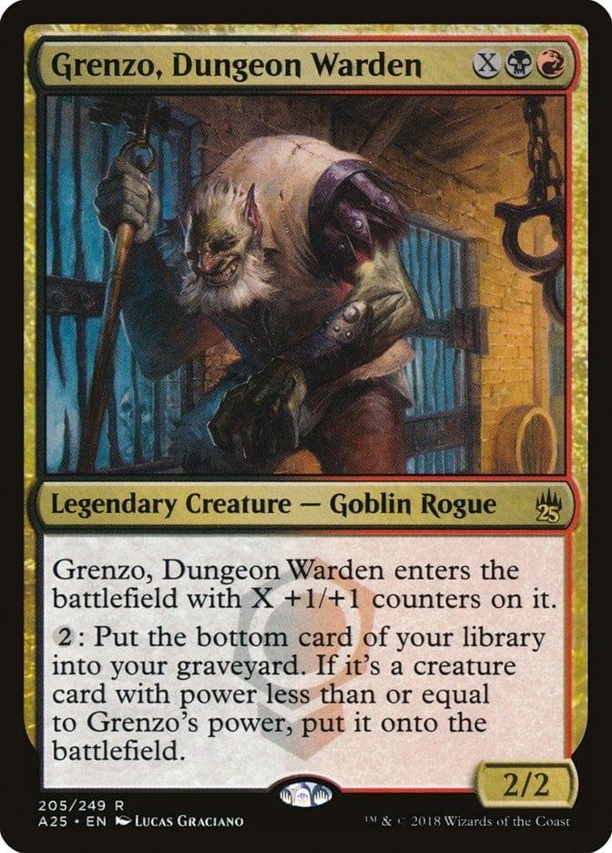 Magic: The Gathering MTG Single Grenzo, Dungeon Warden [Masters 25]
