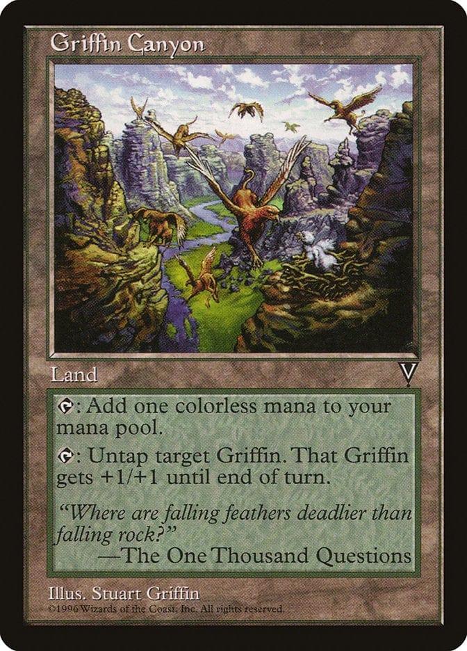 Magic: The Gathering MTG Single Griffin Canyon [Visions]