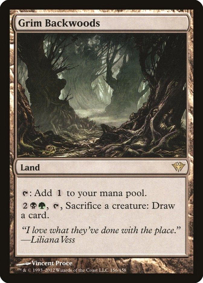 Magic: The Gathering MTG Single Grim Backwoods [Dark Ascension]