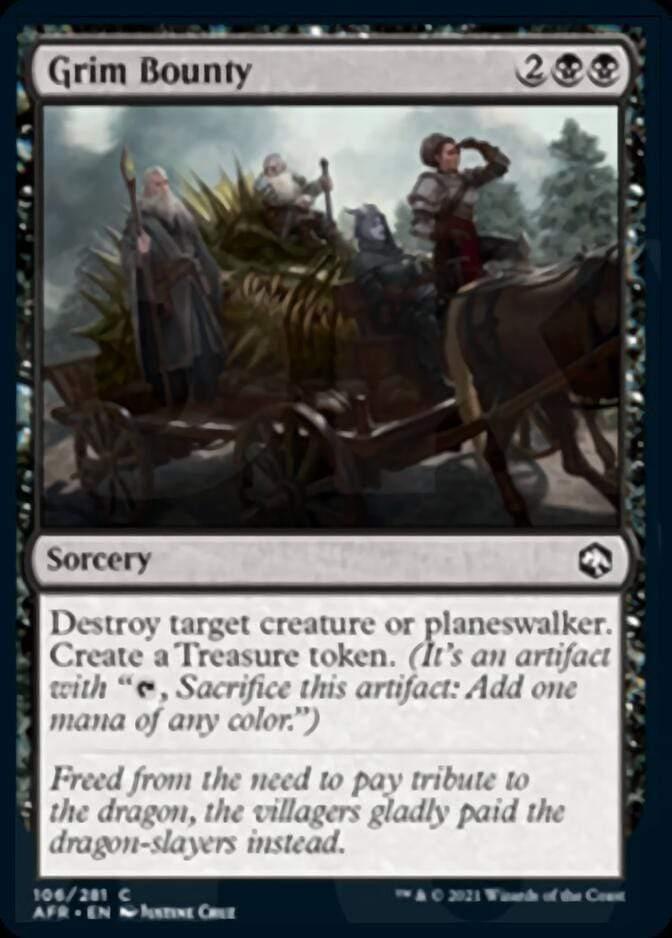 Magic: The Gathering MTG Single Grim Bounty [Dungeons & Dragons: Adventures in the Forgotten Realms]