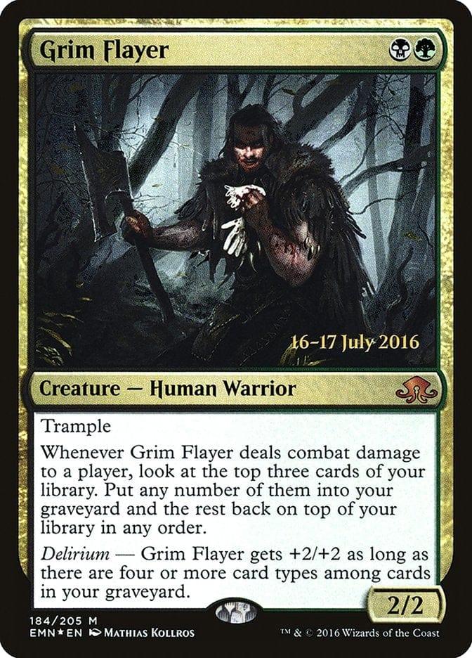 Magic: The Gathering MTG Single Grim Flayer  [Eldritch Moon Prerelease Promos]