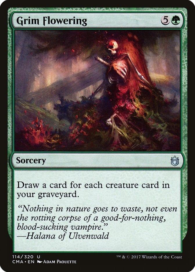 Magic: The Gathering MTG Single Grim Flowering [Commander Anthology]