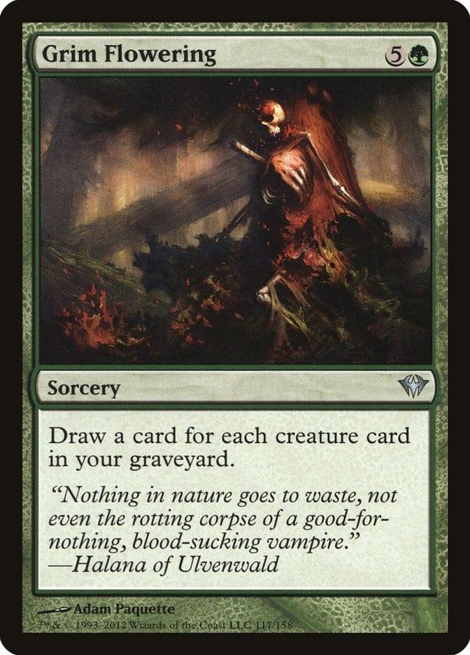 Magic: The Gathering MTG Single Grim Flowering [Dark Ascension]