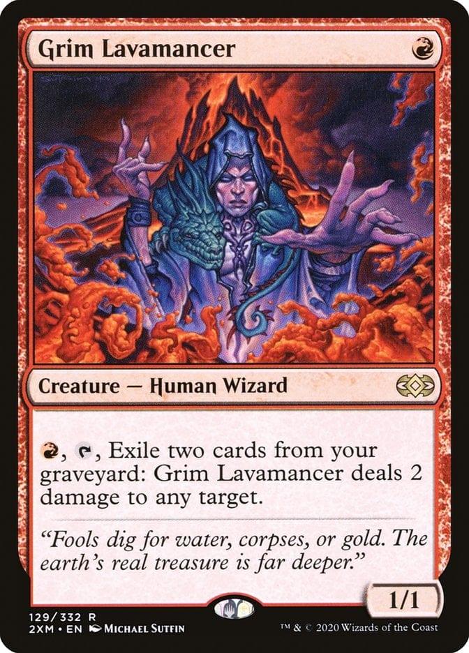 Magic: The Gathering MTG Single Grim Lavamancer [Double Masters]