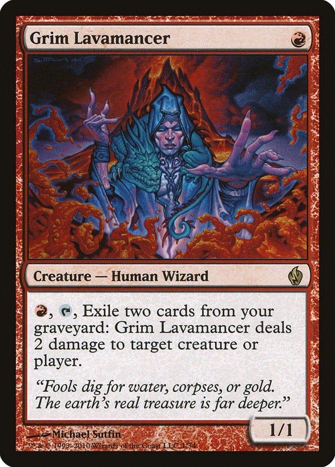 Magic: The Gathering MTG Single Grim Lavamancer [Premium Deck Series: Fire and Lightning]