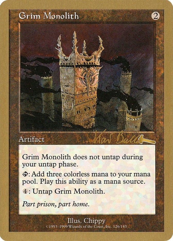Magic: The Gathering MTG Single Grim Monolith [World Championship Decks 1999]