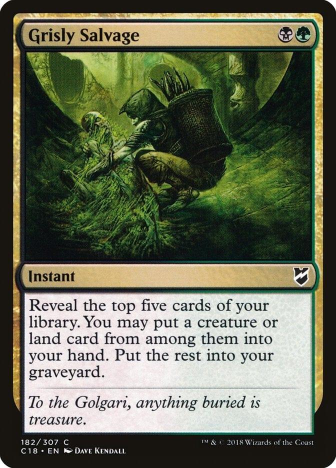 Magic: The Gathering MTG Single Grisly Salvage [Commander 2018]