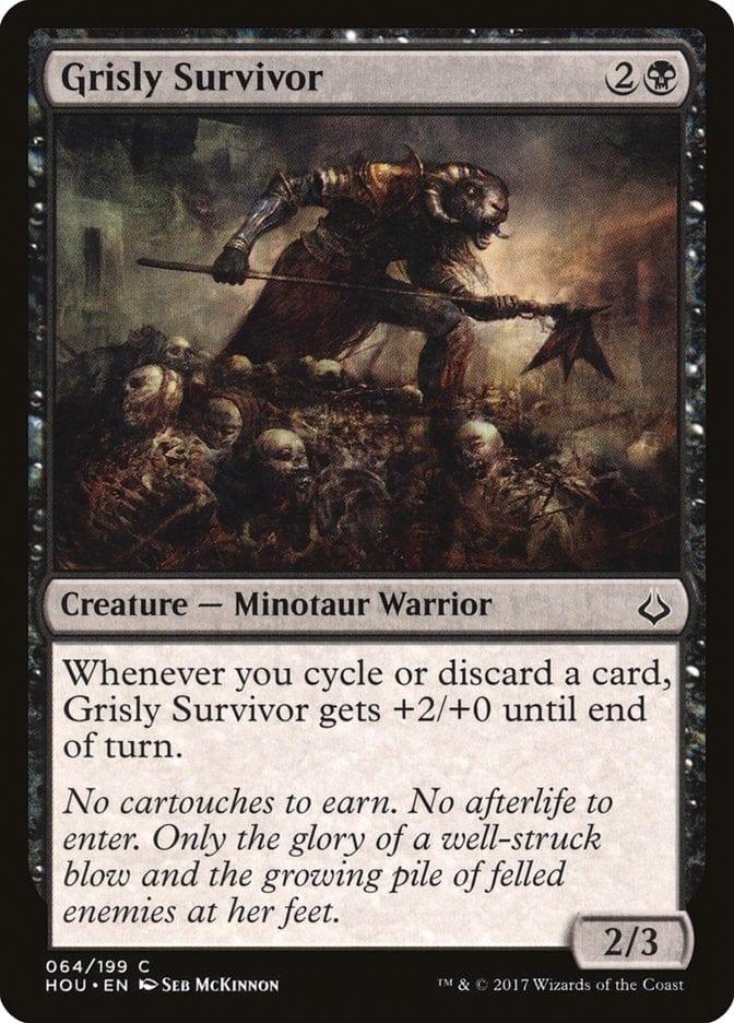 Magic: The Gathering MTG Single Grisly Survivor [Hour of Devastation]