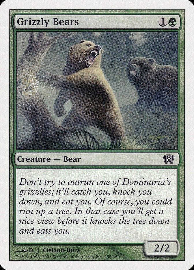 Magic: The Gathering MTG Single Grizzly Bears [Eighth Edition]
