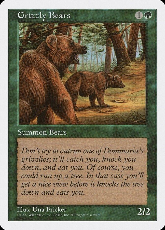Magic: The Gathering MTG Single Grizzly Bears [Fifth Edition]
