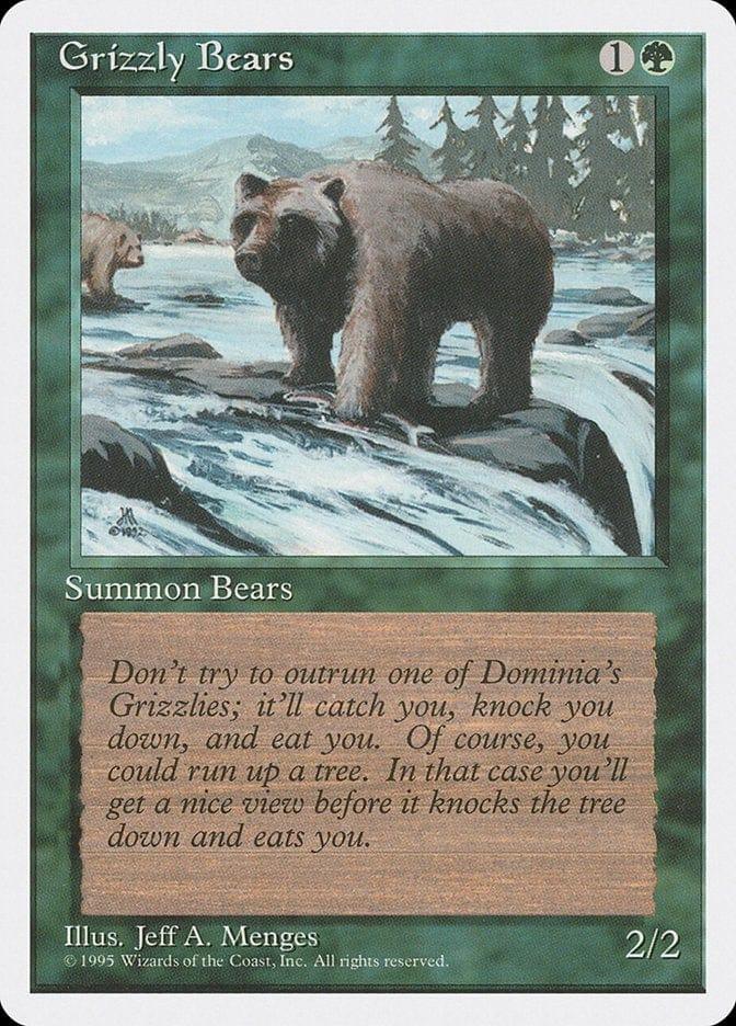 Magic: The Gathering MTG Single Grizzly Bears [Fourth Edition]