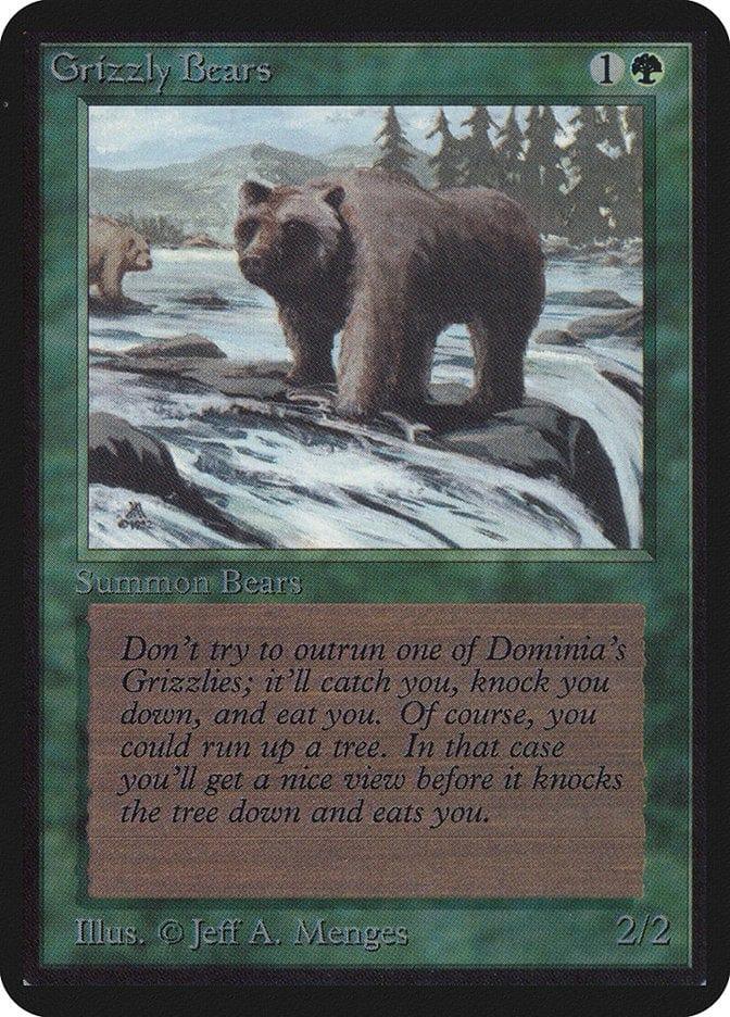 Magic: The Gathering MTG Single Grizzly Bears [Limited Edition Alpha]