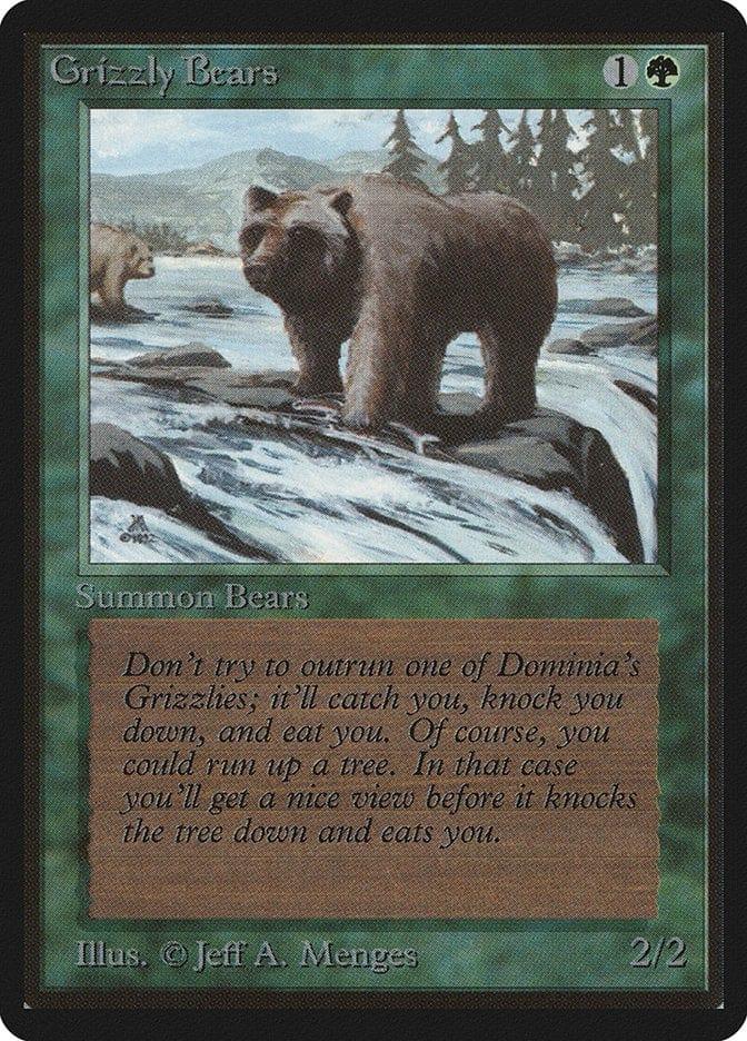 Magic: The Gathering MTG Single Grizzly Bears [Limited Edition Beta]