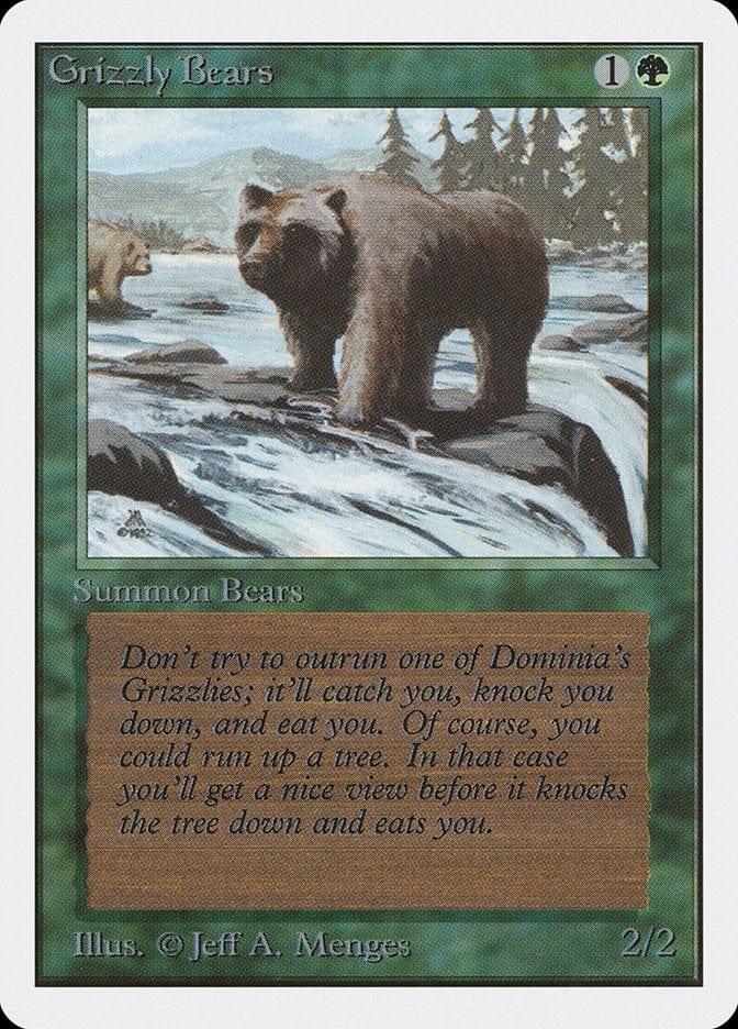 Magic: The Gathering MTG Single Grizzly Bears [Unlimited Edition]
