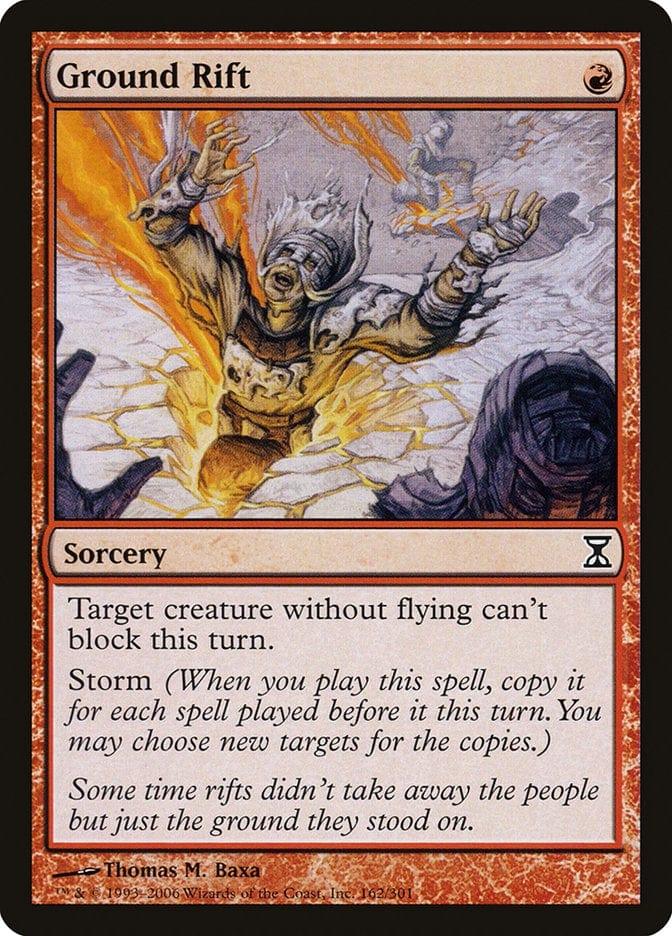 Magic: The Gathering MTG Single Ground Rift [Time Spiral]
