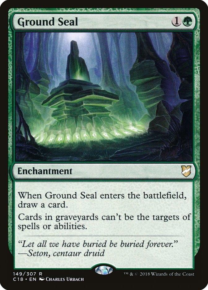 Magic: The Gathering MTG Single Ground Seal [Commander 2018]