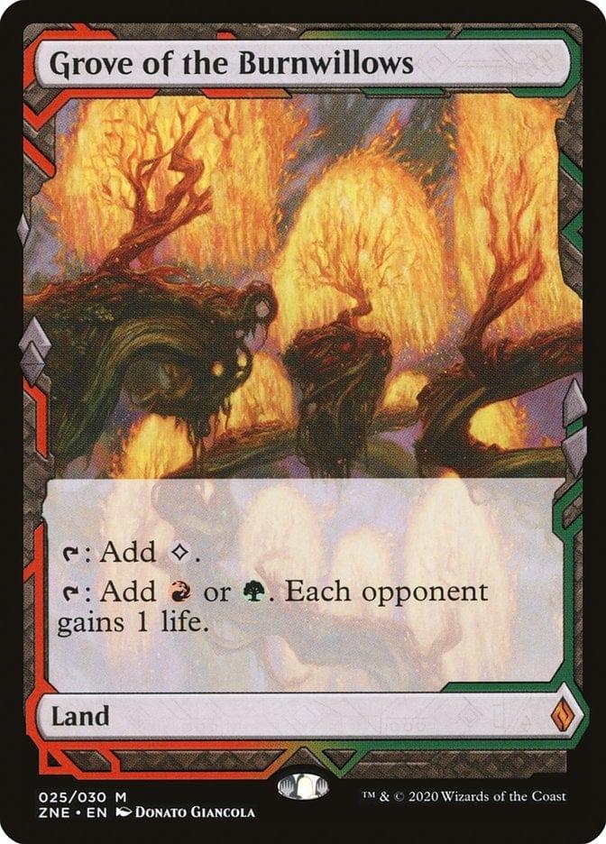 Magic: The Gathering MTG Single Grove of the Burnwillows (Expeditions) [Zendikar Rising Expeditions]