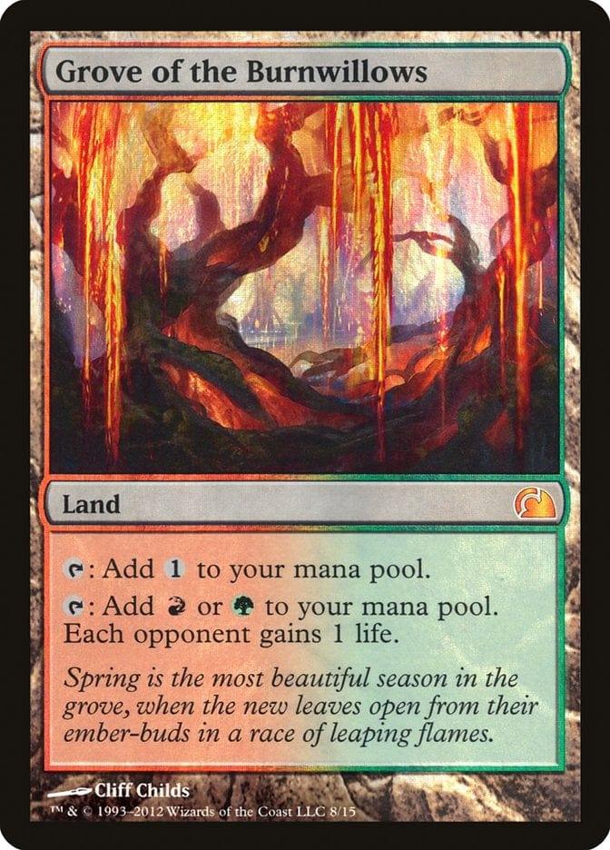 Magic: The Gathering MTG Single Grove of the Burnwillows [From the Vault: Realms]