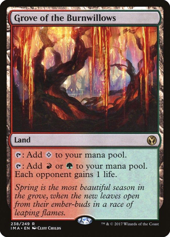 Magic: The Gathering MTG Single Grove of the Burnwillows [Iconic Masters]