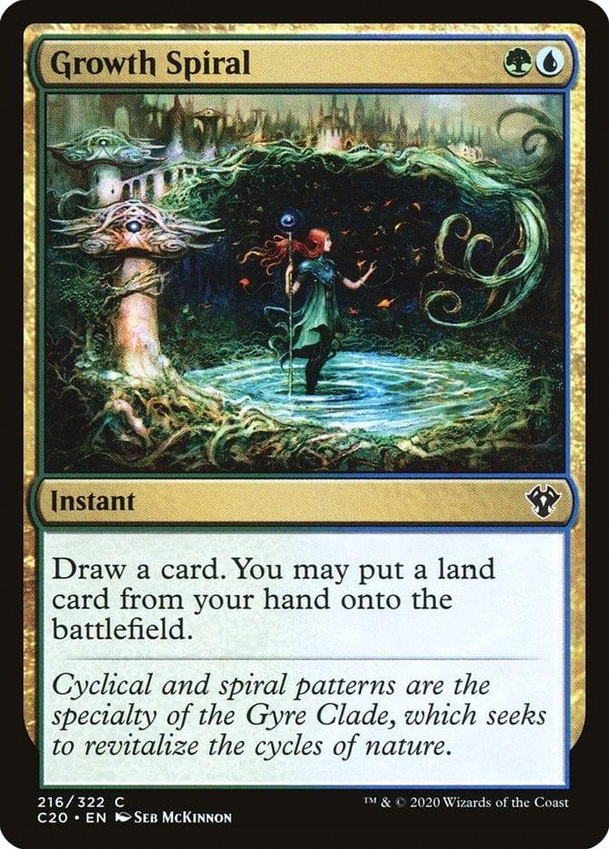 Magic: The Gathering MTG Single Growth Spiral [Commander 2020]