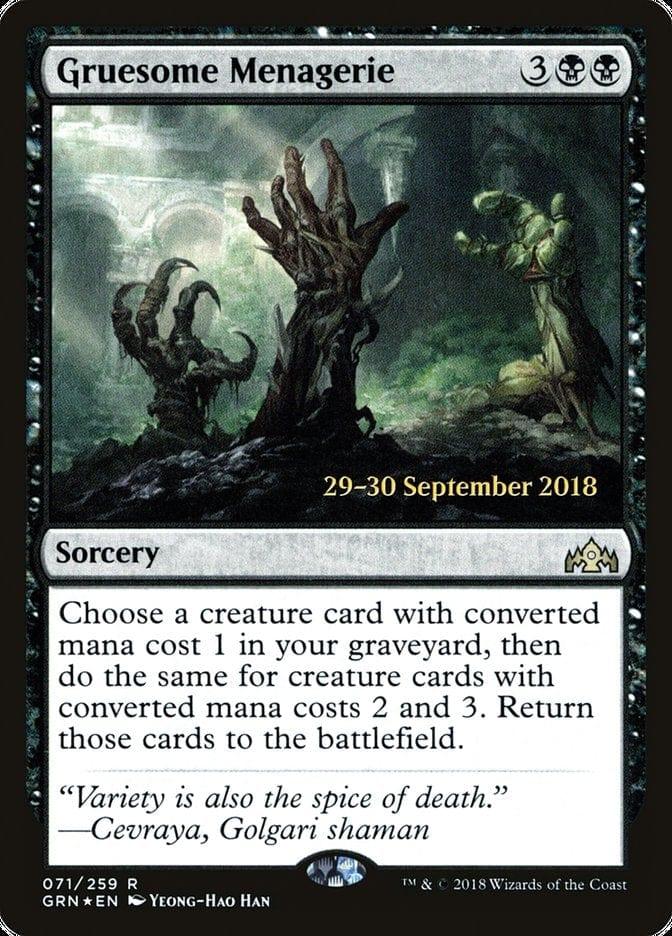 Magic: The Gathering MTG Single Gruesome Menagerie  [Guilds of Ravnica Prerelease Promos]