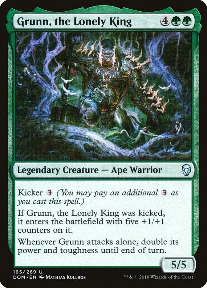 Magic: The Gathering MTG Single Grunn, the Lonely King [Dominaria]