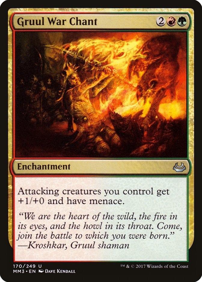 Magic: The Gathering MTG Single Gruul War Chant [Modern Masters 2017]