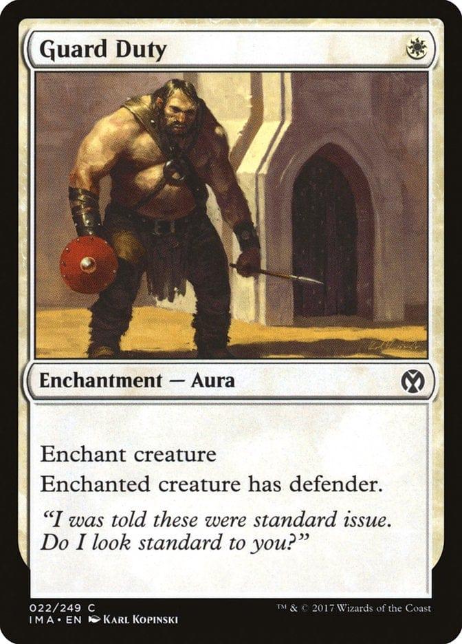 Magic: The Gathering MTG Single Guard Duty [Iconic Masters]