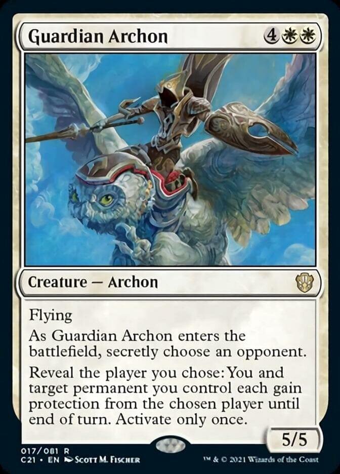 Magic: The Gathering MTG Single Guardian Archon [Commander 2021]