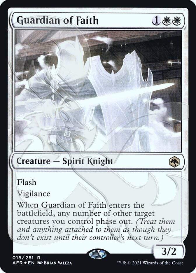 Magic: The Gathering MTG Single Guardian of Faith (Ampersand Promo) [Dungeons & Dragons: Adventures in the Forgotten Realms Promos]