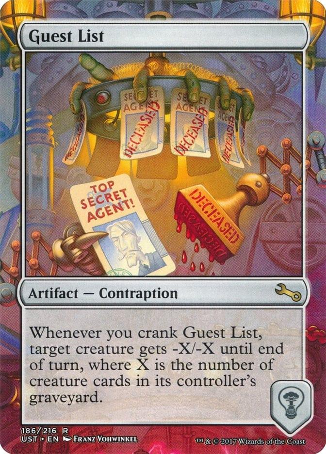 Magic: The Gathering MTG Single Guest List [Unstable]