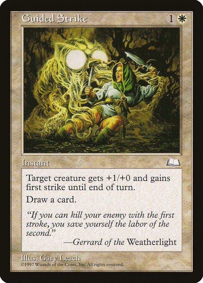 Magic: The Gathering MTG Single Guided Strike [Weatherlight]
