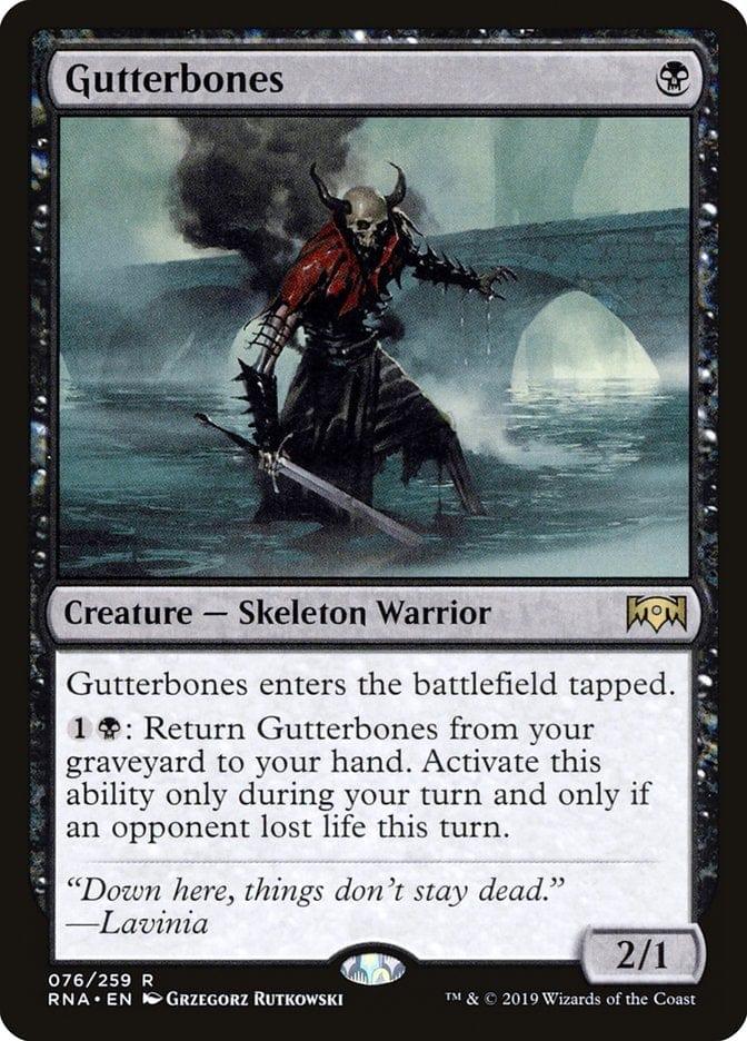 Magic: The Gathering MTG Single Gutterbones [Ravnica Allegiance]