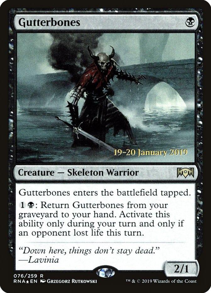 Magic: The Gathering MTG Single Gutterbones [Ravnica Allegiance Prerelease Promos]