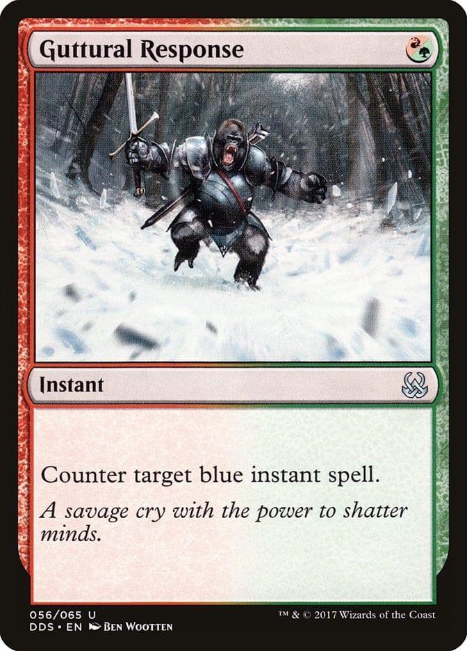 Magic: The Gathering MTG Single Guttural Response [Duel Decks: Mind vs. Might]