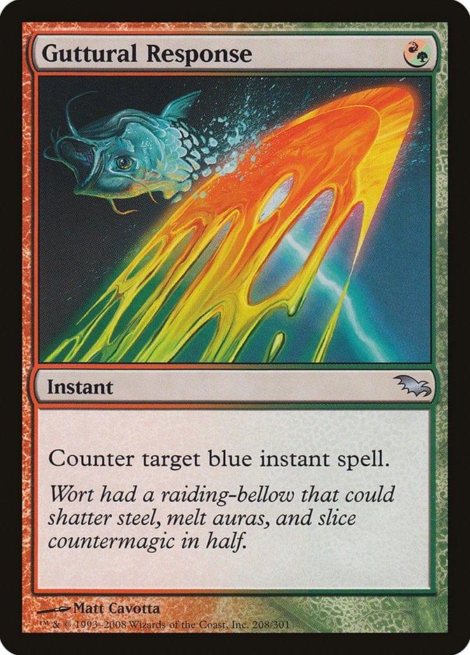 Magic: The Gathering MTG Single Guttural Response [Shadowmoor]
