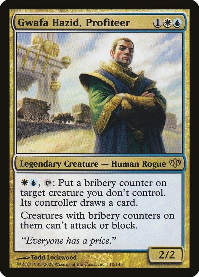 Magic: The Gathering MTG Single Gwafa Hazid, Profiteer [Conflux]