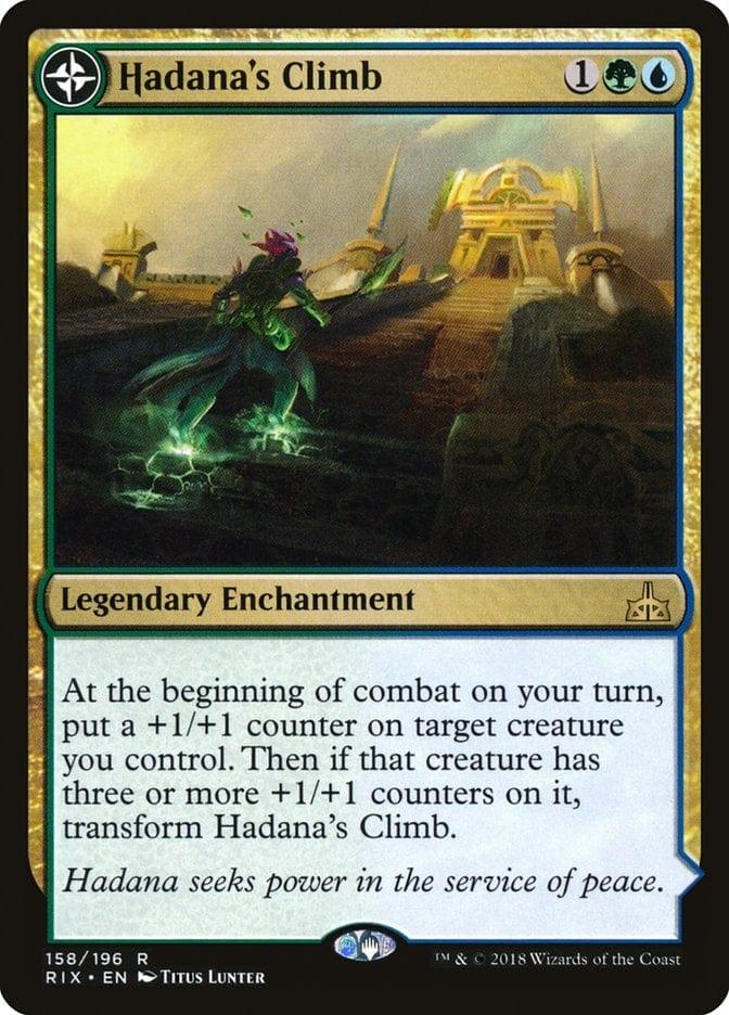 Magic: The Gathering MTG Single Hadana's Climb // Winged Temple of Orazca [Rivals of Ixalan]