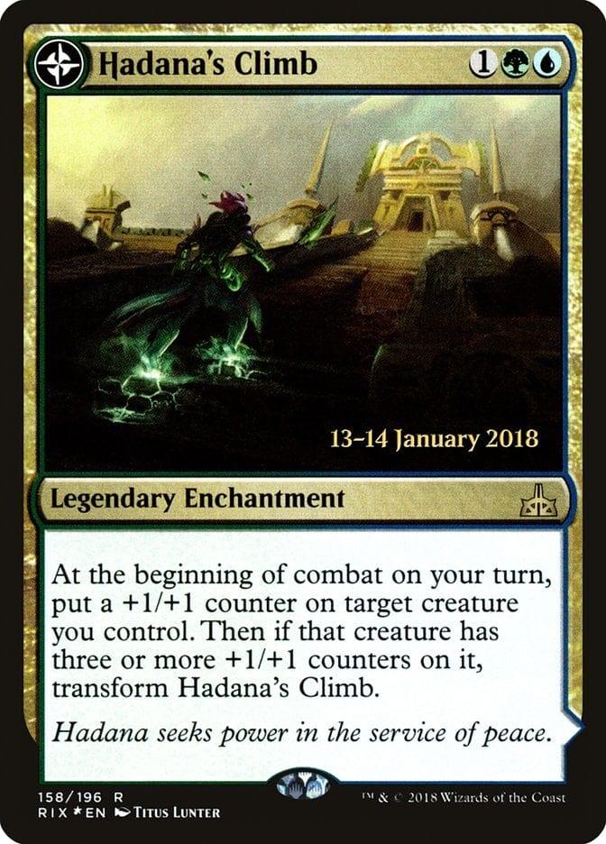 Magic: The Gathering MTG Single Hadana's Climb // Winged Temple of Orazca [Rivals of Ixalan Prerelease Promos]