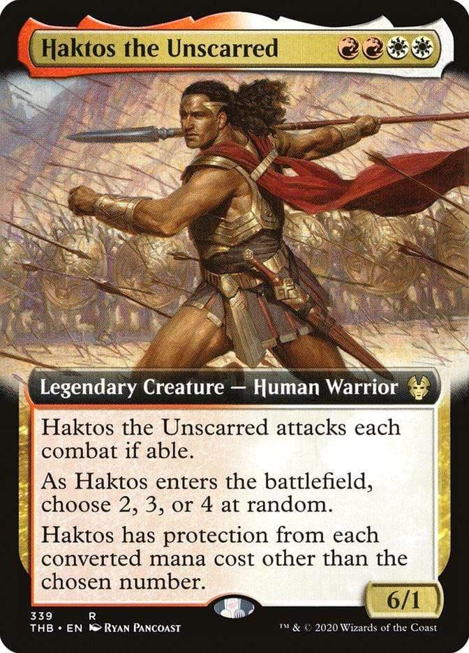 Magic: The Gathering MTG Single Haktos the Unscarred (Extended) [Theros Beyond Death]